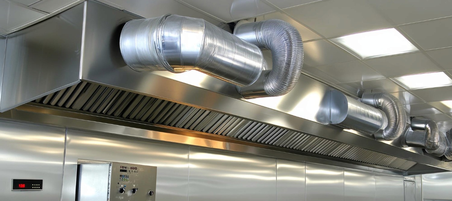 機場餐廳廚房排煙系統 Kitchen ventilation system