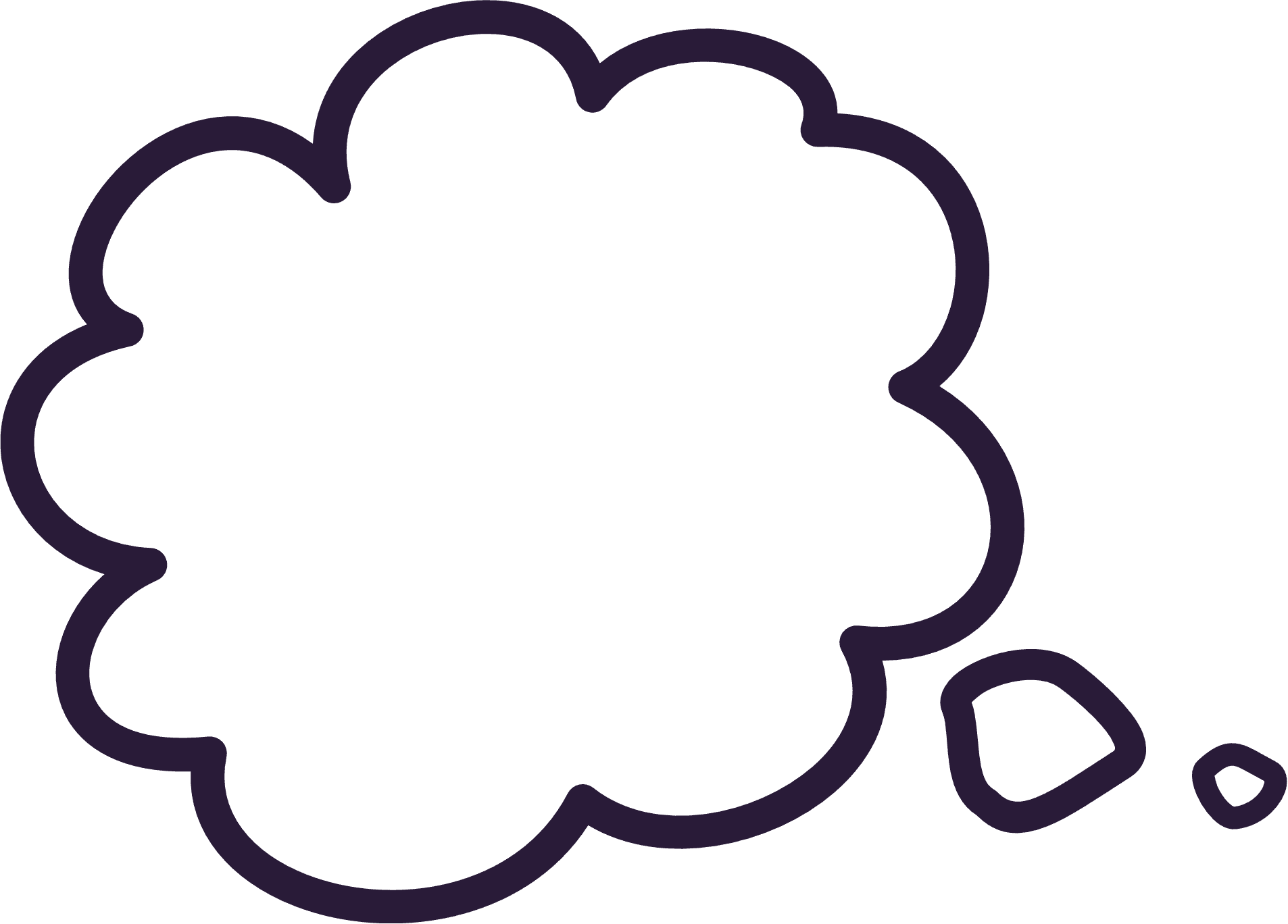 Remain Thought Bubble Graphic