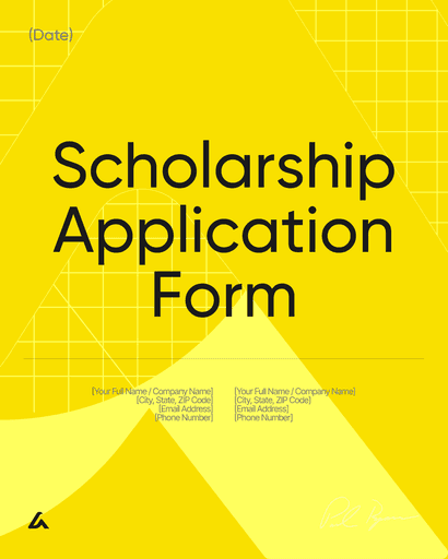 Scholarship Application Form