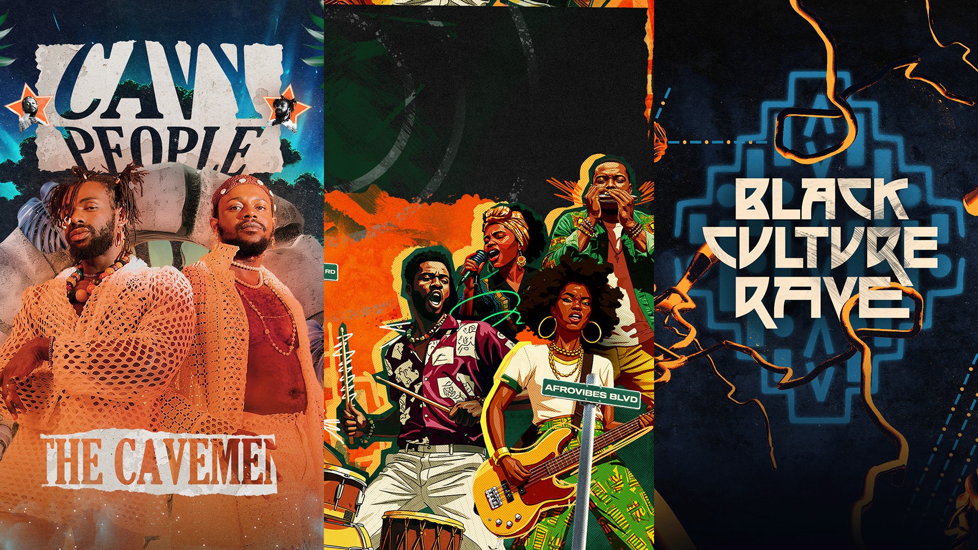 Afrovibes Africa brand asset and overview — identity system and platform design, MetaCraft.