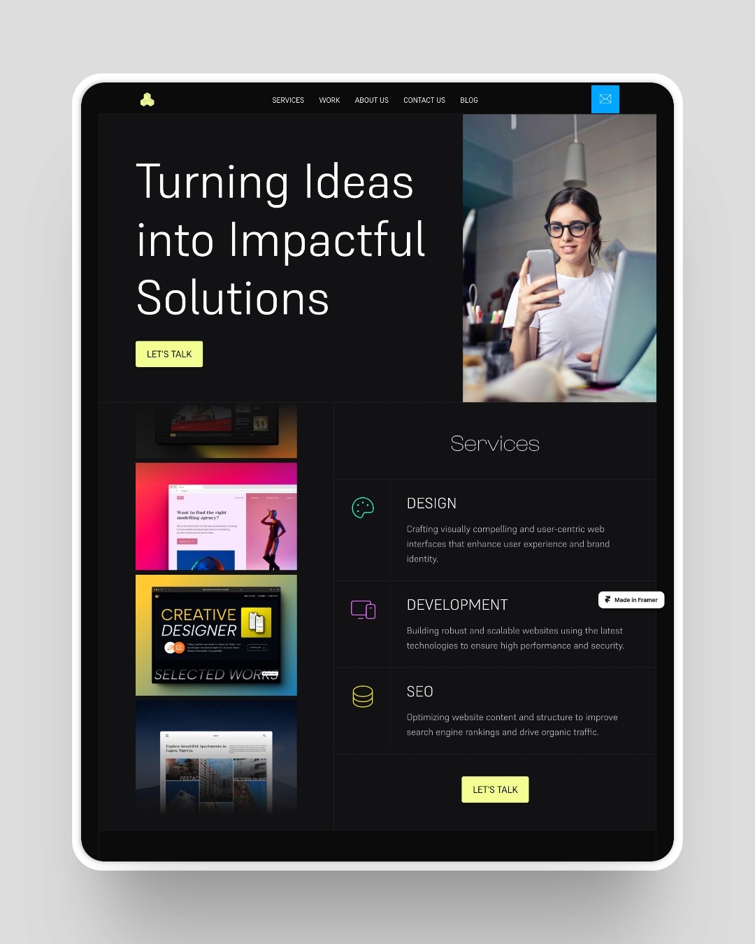 Web Design Agency Portfolio – Simple & Elegant