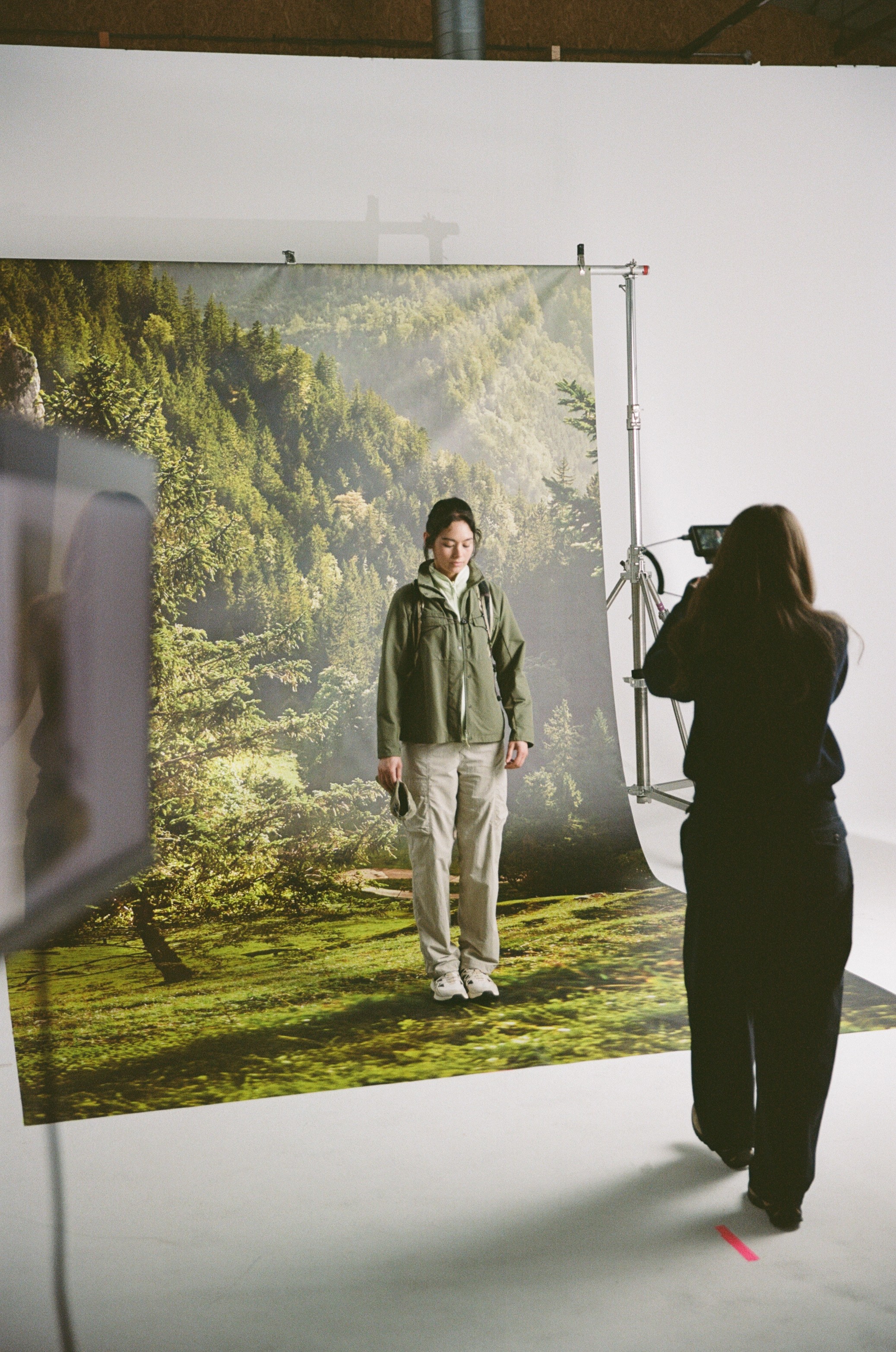 social media video still for a Manchester fashion shoot at nots by Mia Edmond