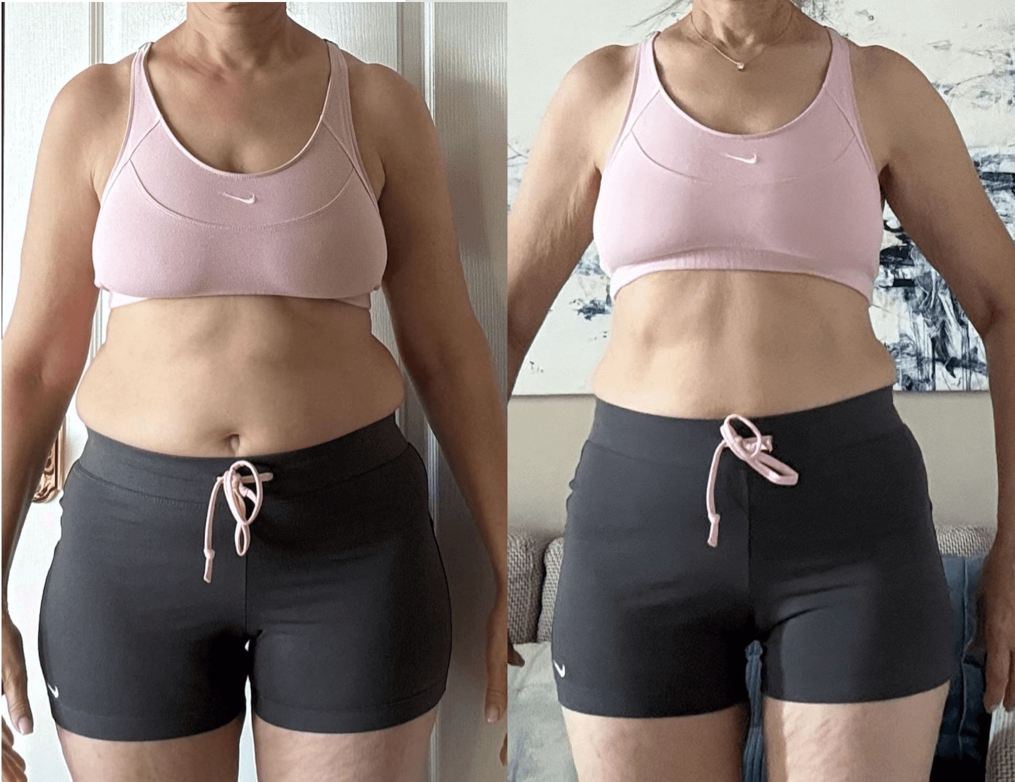 Client before and after