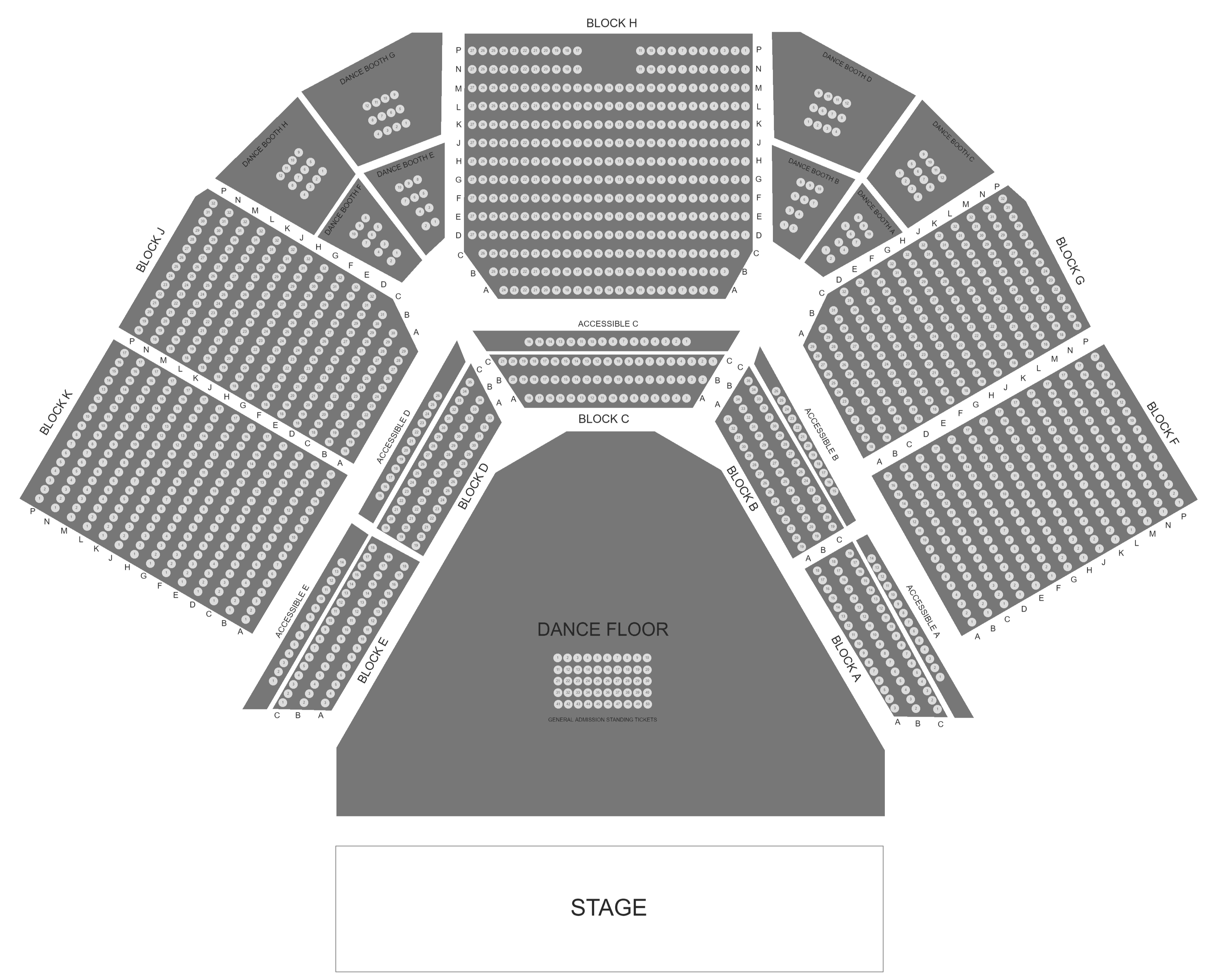 ABBA Arena London Seat Plan