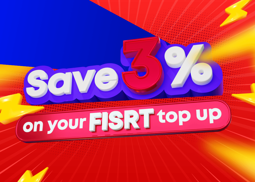 April Only: New Client Activation Offer – Get 3% Off Your First Top-up