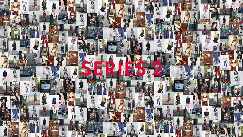 mosaic of photos with red typography in the middle