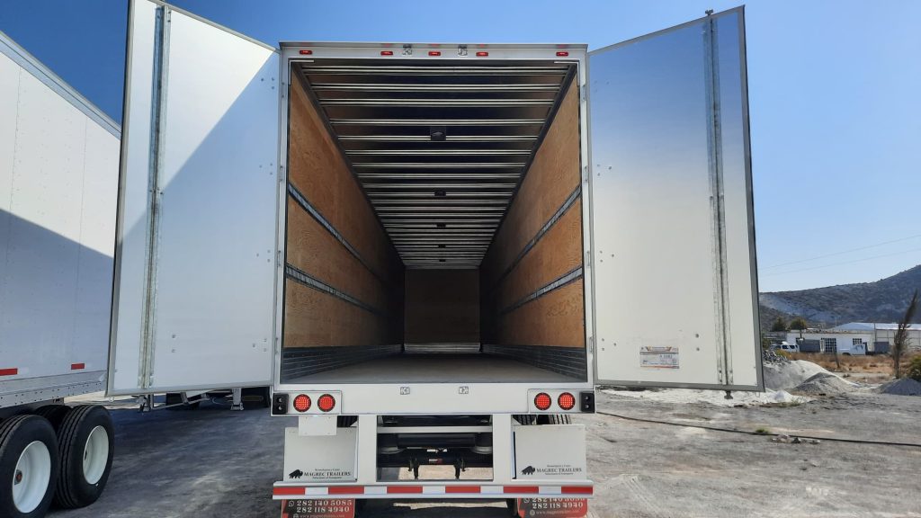 Contenedor/caja seca de transportación de productos secos o refrigerados