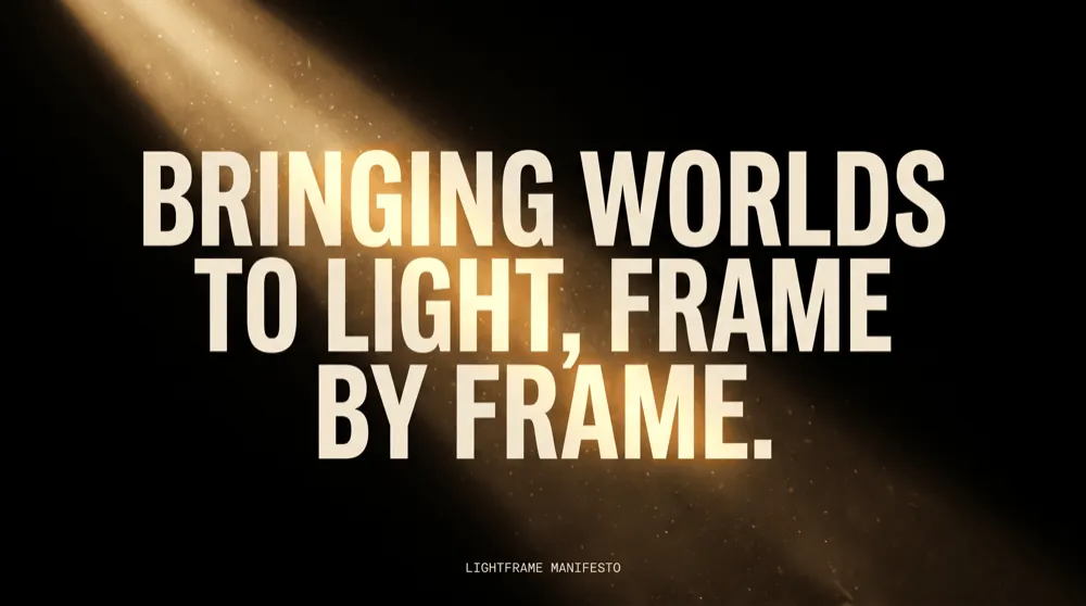 Bringing Worlds to Light Frame by Frame