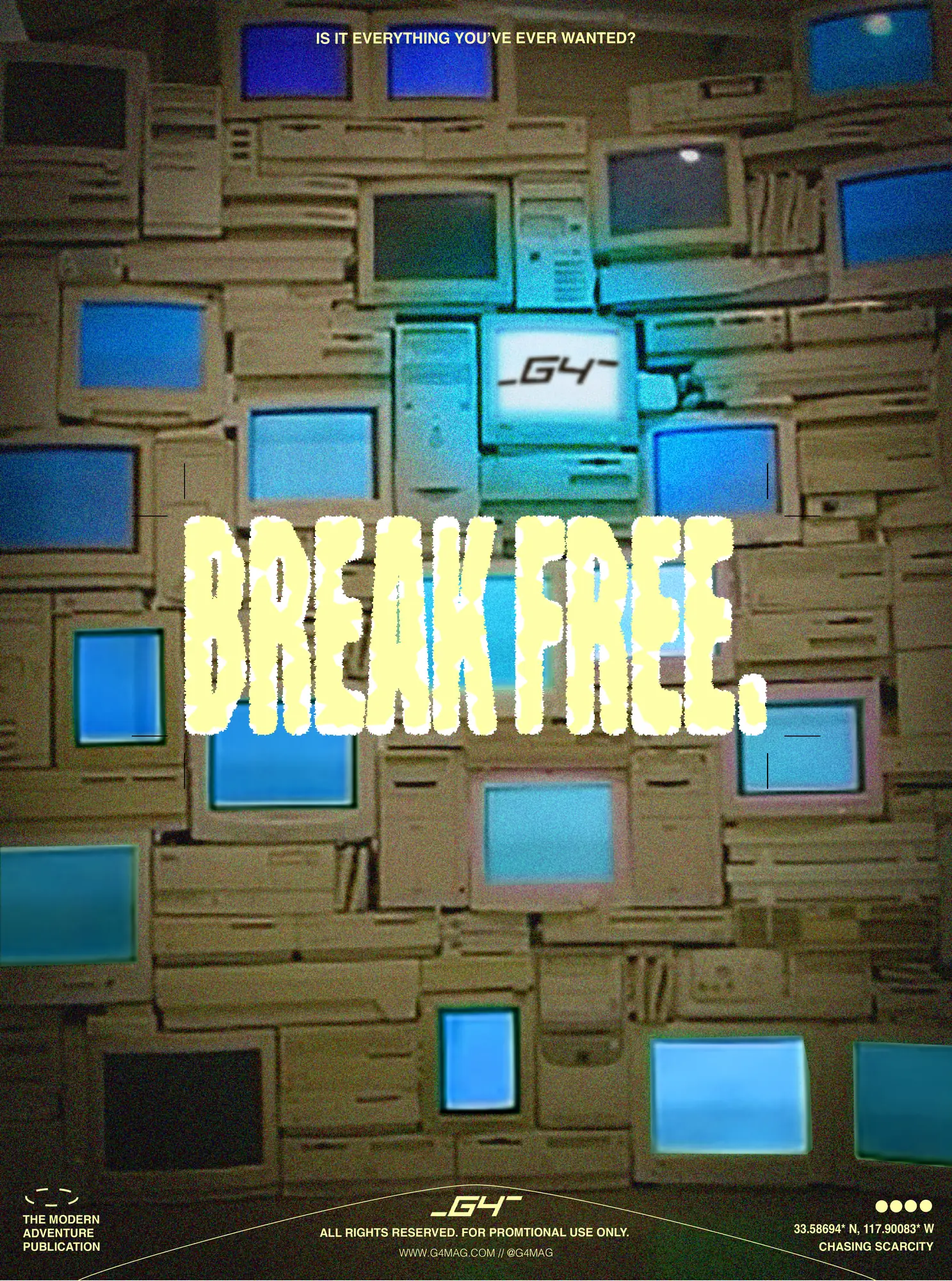 Break Free poster for G4 Magazine
