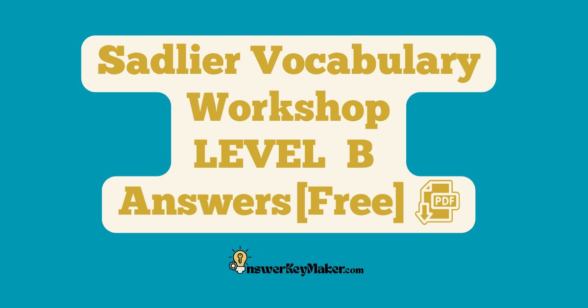 Download free Sadlier Vocabulary Workshop LEVEL A PDF with answer key for all 15 units.