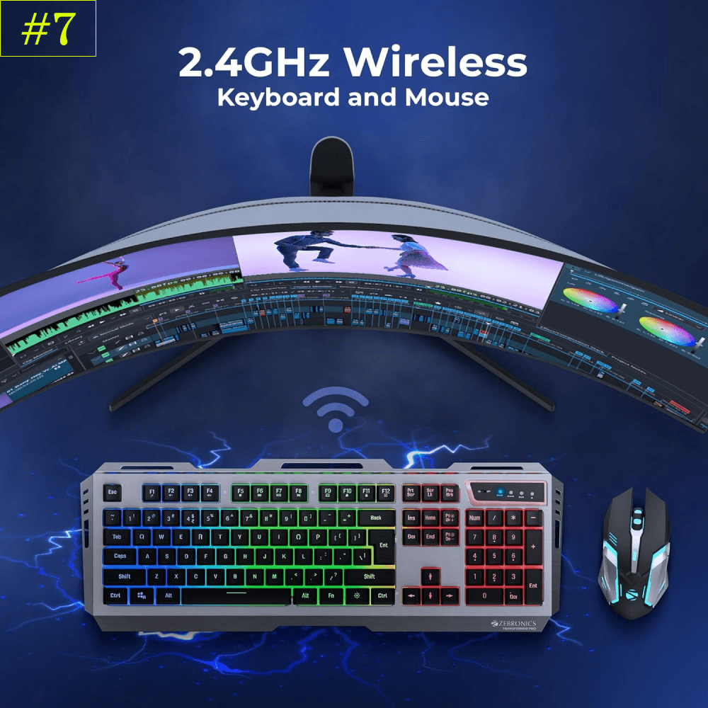 Zebronics Transformer Progaming Keyboard and Mouse