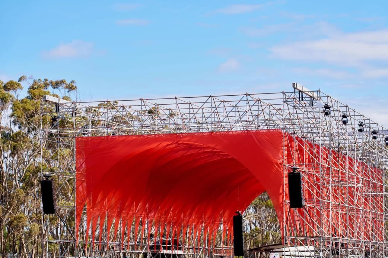 Live performance stage