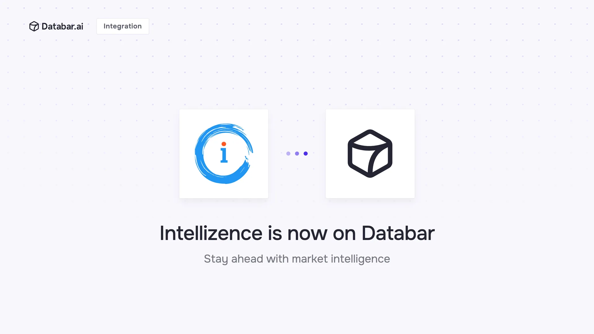 Intellizence is now on Databar — integration announcement