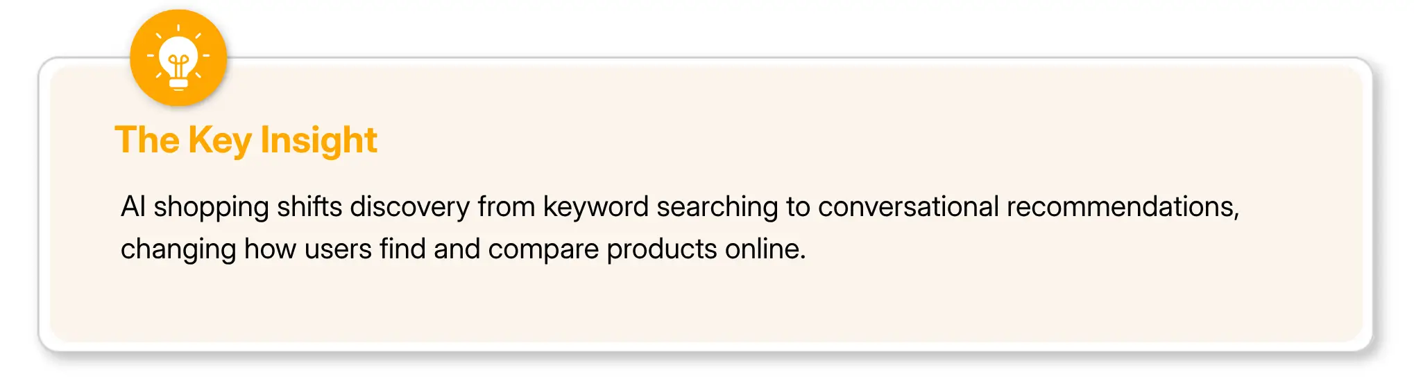 AI shopping changes product discovery from keyword searches to conversational recommendations.