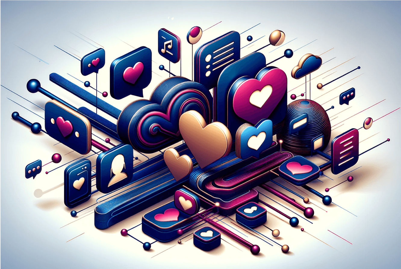 Uma imagem do ChatGPT criando posts para redes sociais