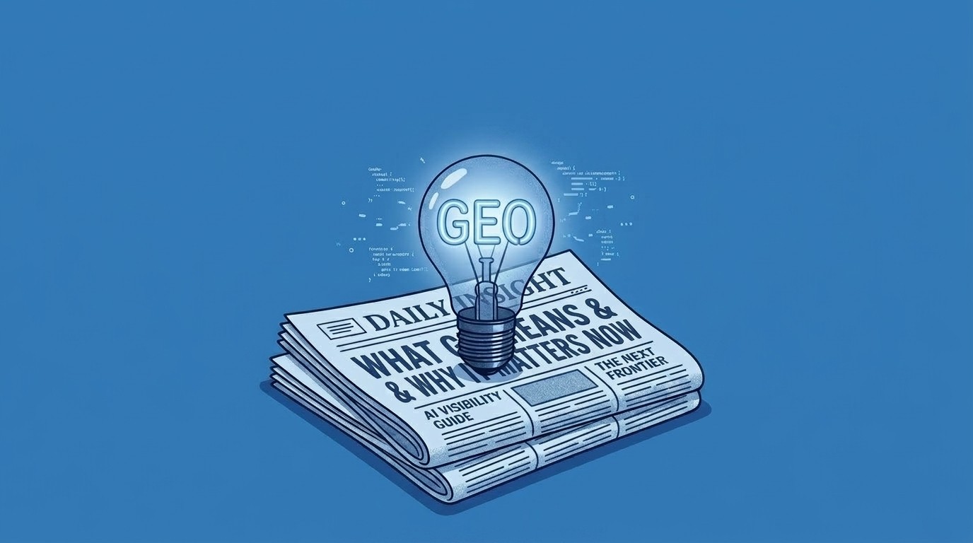 What GEO Means and Why It Matters Now