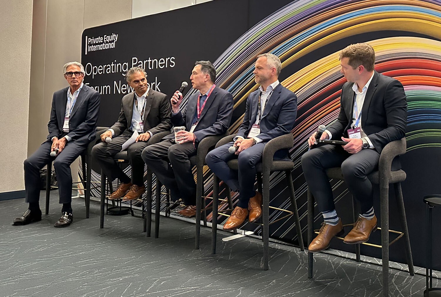 PEI Operating Partner Forum NY Panel discussion lead by Chassi