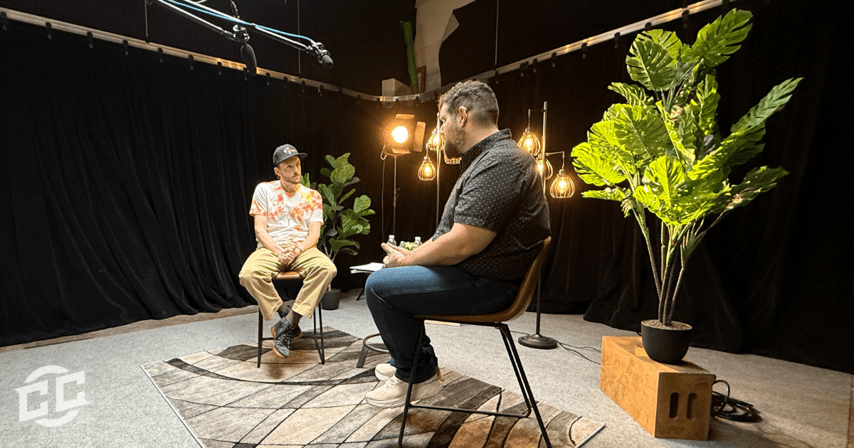 Stephen Eigenmann interviewing Gus Sevastos on The Canna Connect Show