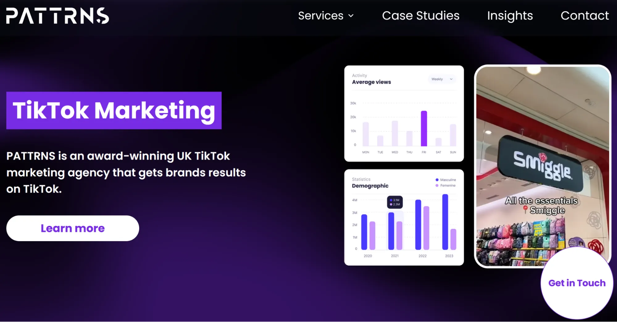 Top TikTok Agency in London - PATTRNS