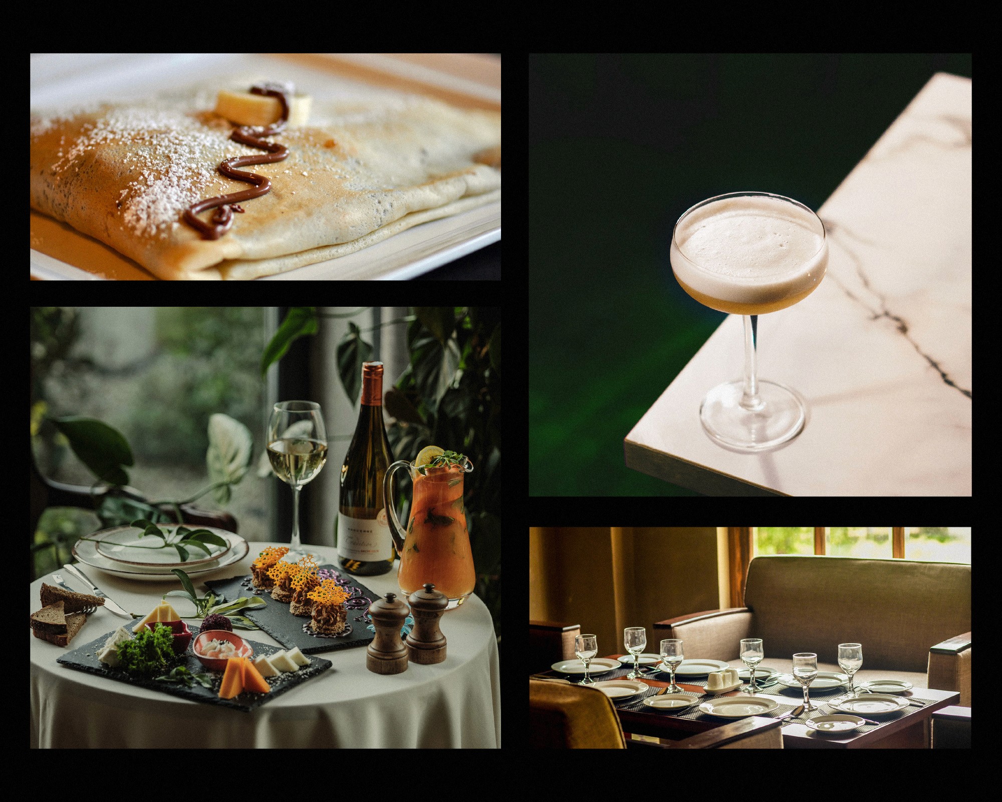 Silla Hotels And Restaurants Brand Mood Board, Hotel Moodboard, Restaurant Moodboard