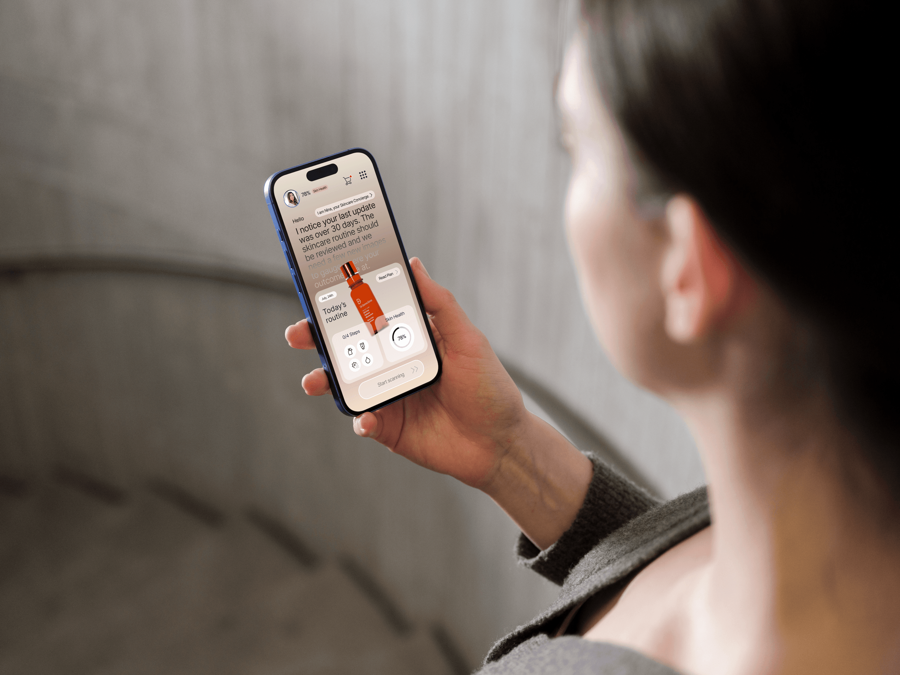 A mockup of Freelio's mobile app