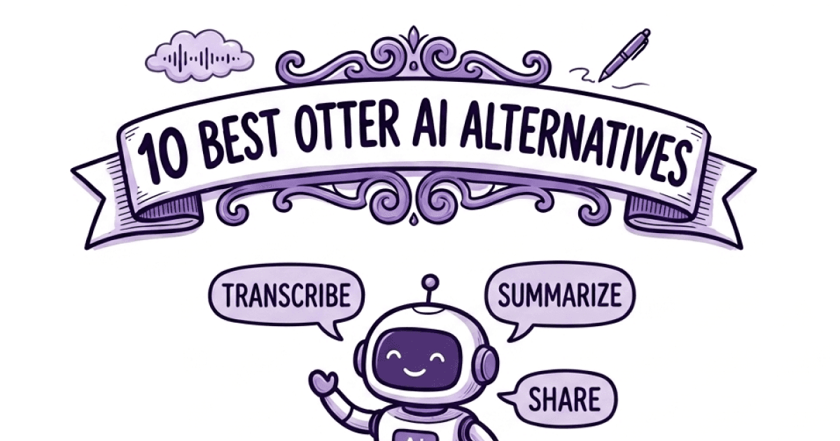 10 Best Otter AI Alternatives for Smarter Transcription in 2026