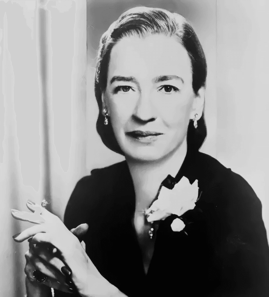 Grace Hopper posed for a portrait.