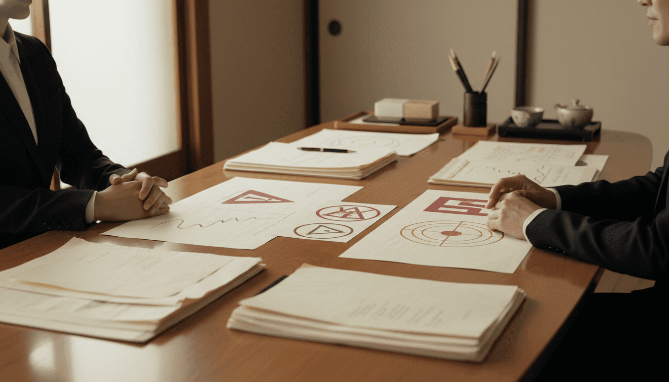 土地売却時の注意点と契約書類のイメージ