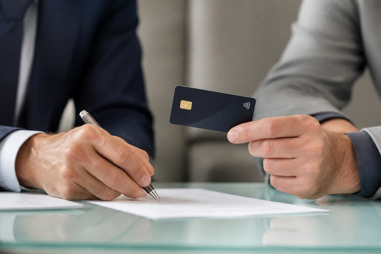 Opening a Bank Account for a Newly Formed Dubai Company beside a corporate bank card,