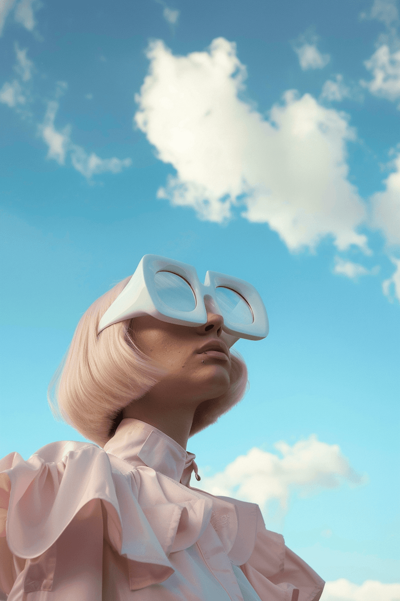 Woman Portrait Sky