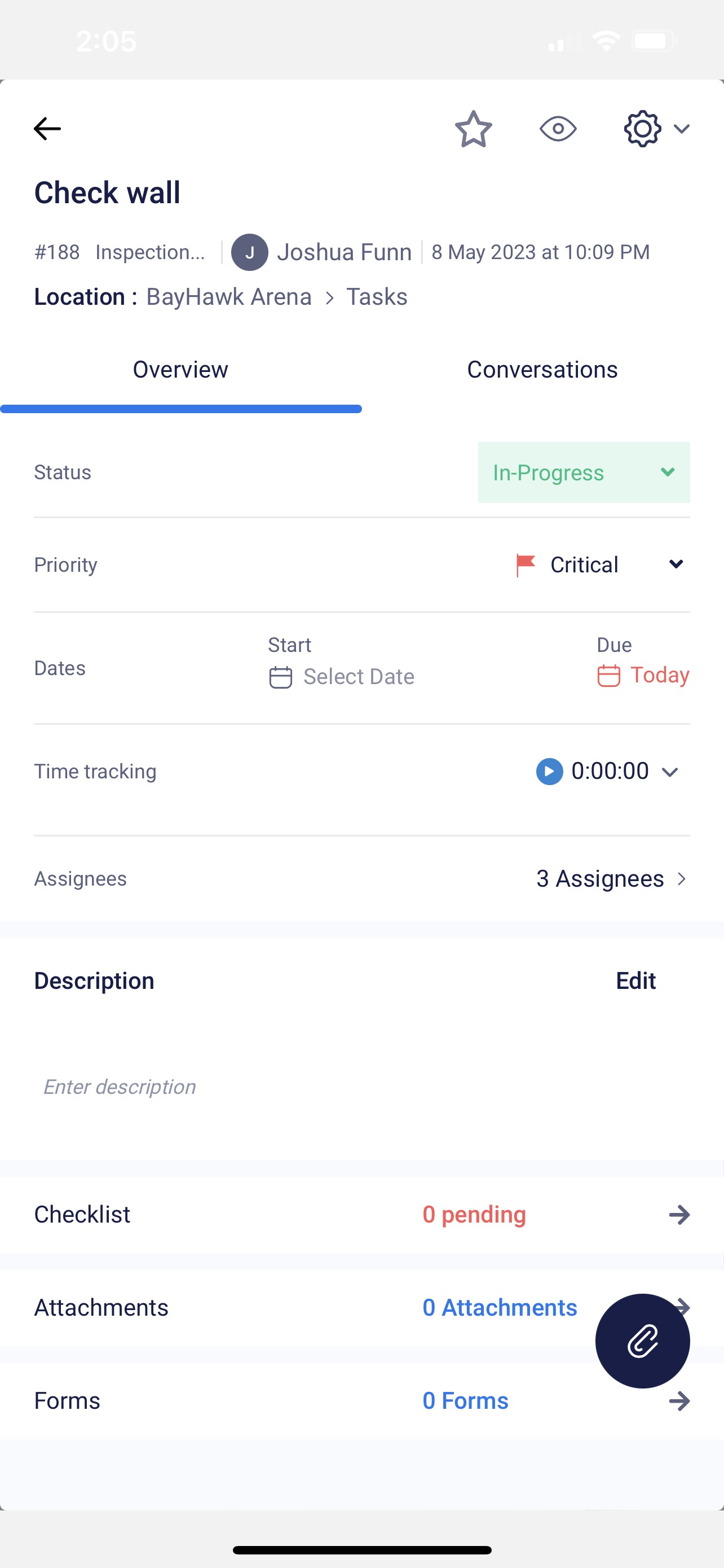 Mobile view of TaskMapper templates for forms and checklists. Creating templates saves time and effort and standardizes processes. Teamplates can be shared with teams and across projects.