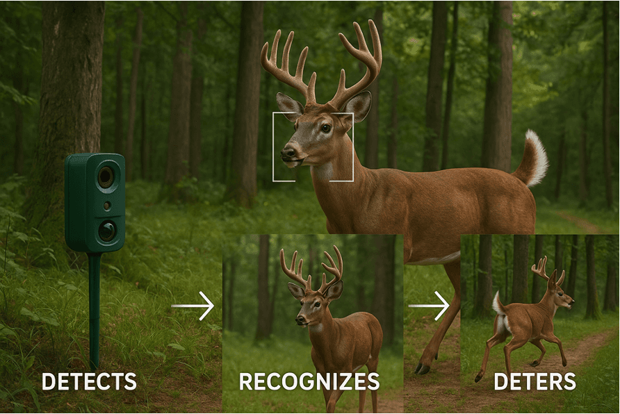 A presenter stands in front of a group, discussing a topic, with a digital screen displaying content behind them.