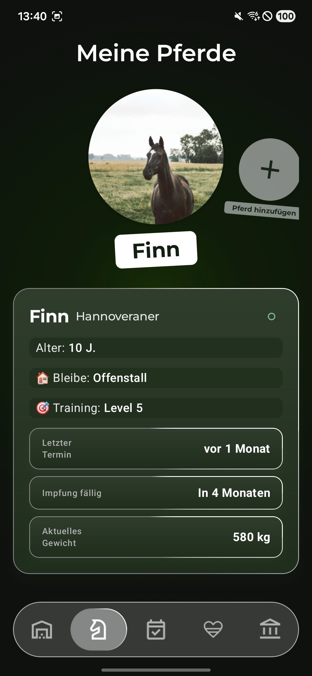 Pferde Profil - ManeMap