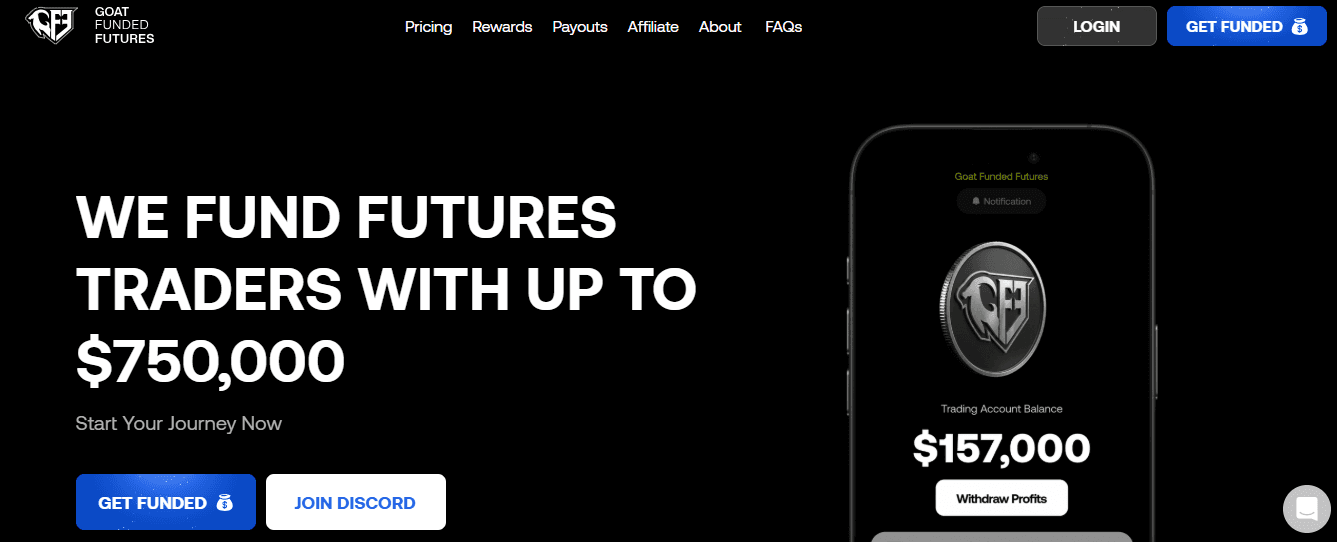 goat funded futures - Futures Prop Firms