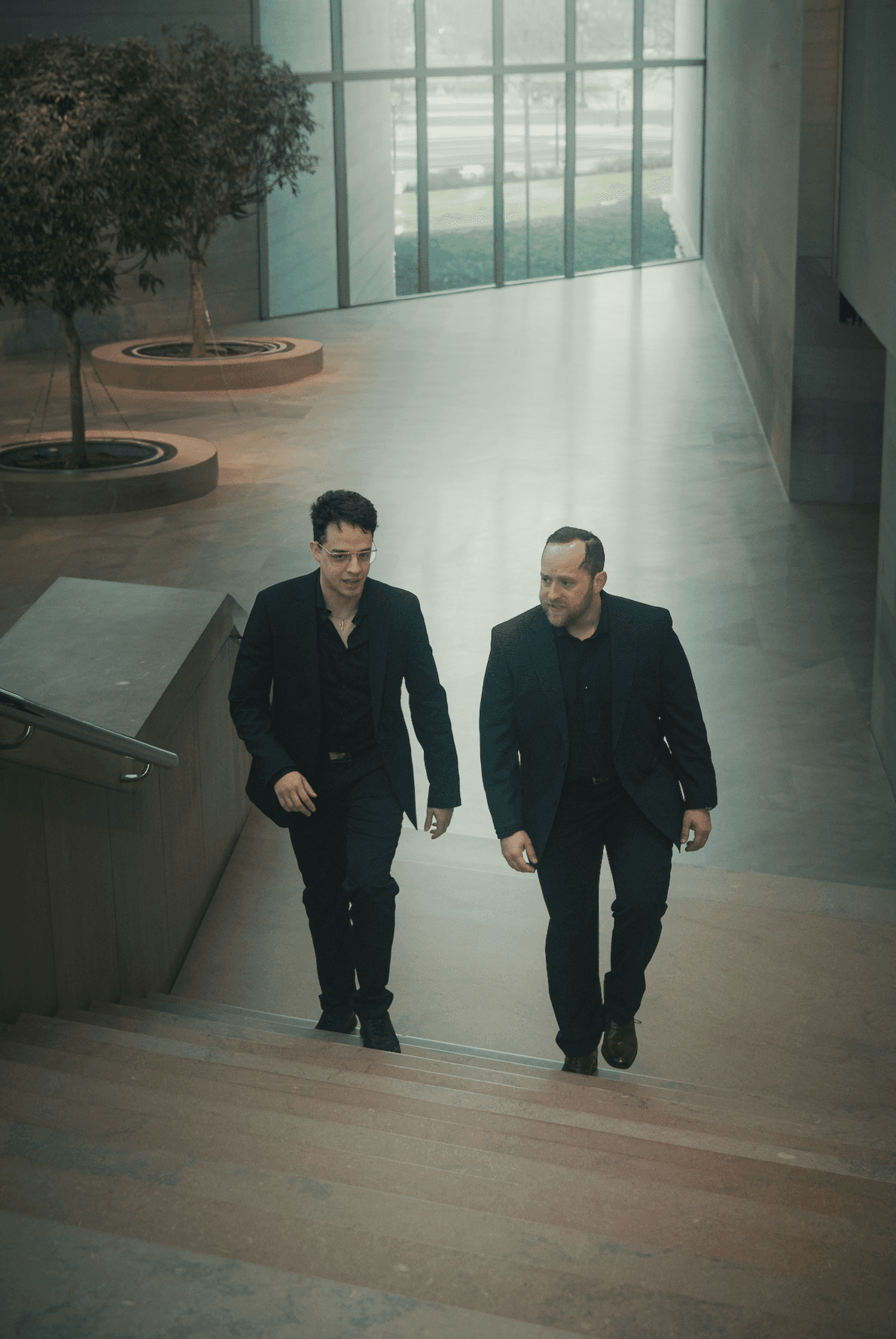 Music producer sitting in his studio