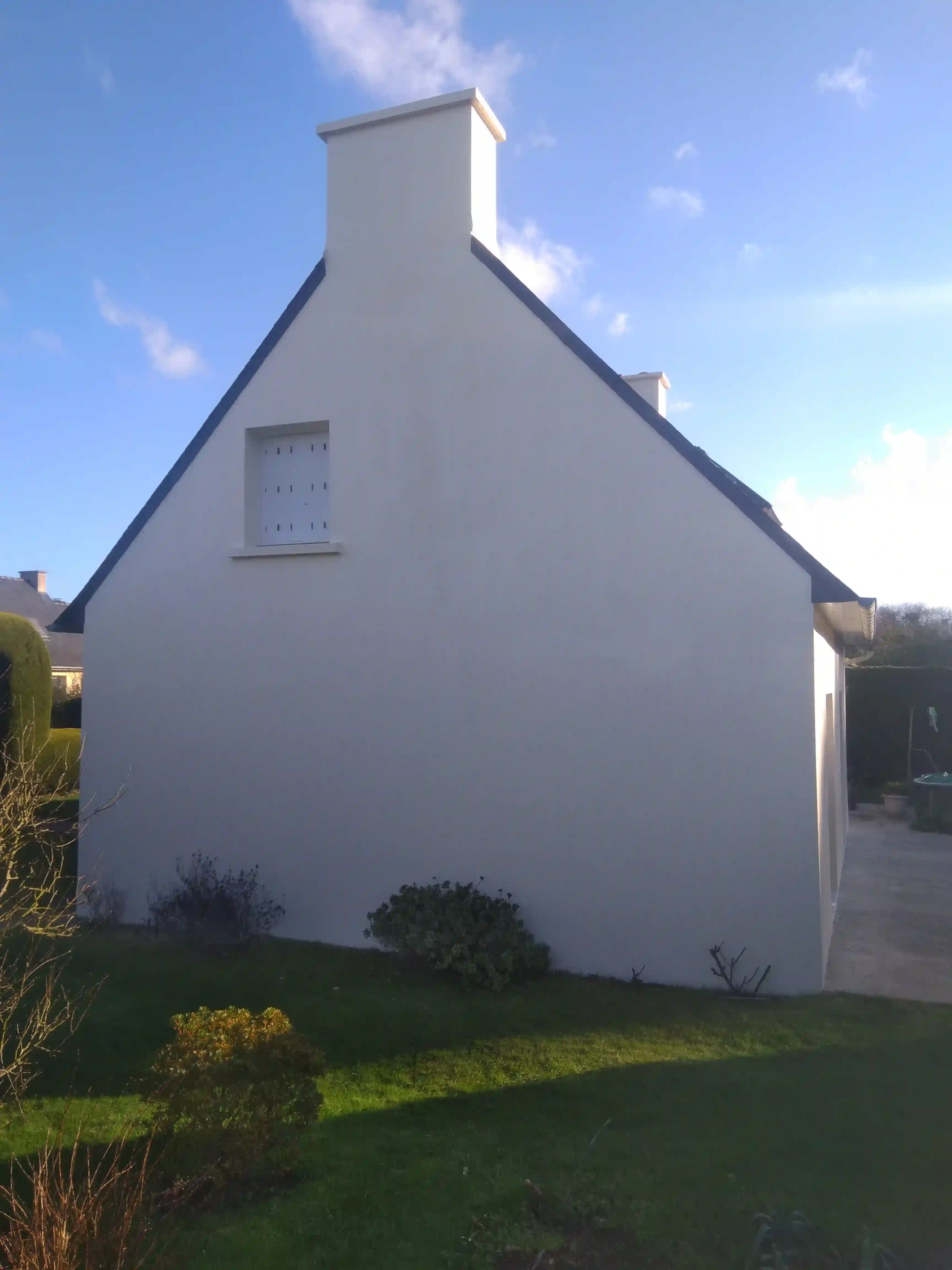 Nettoyage d'une façade à Saint brieuc
