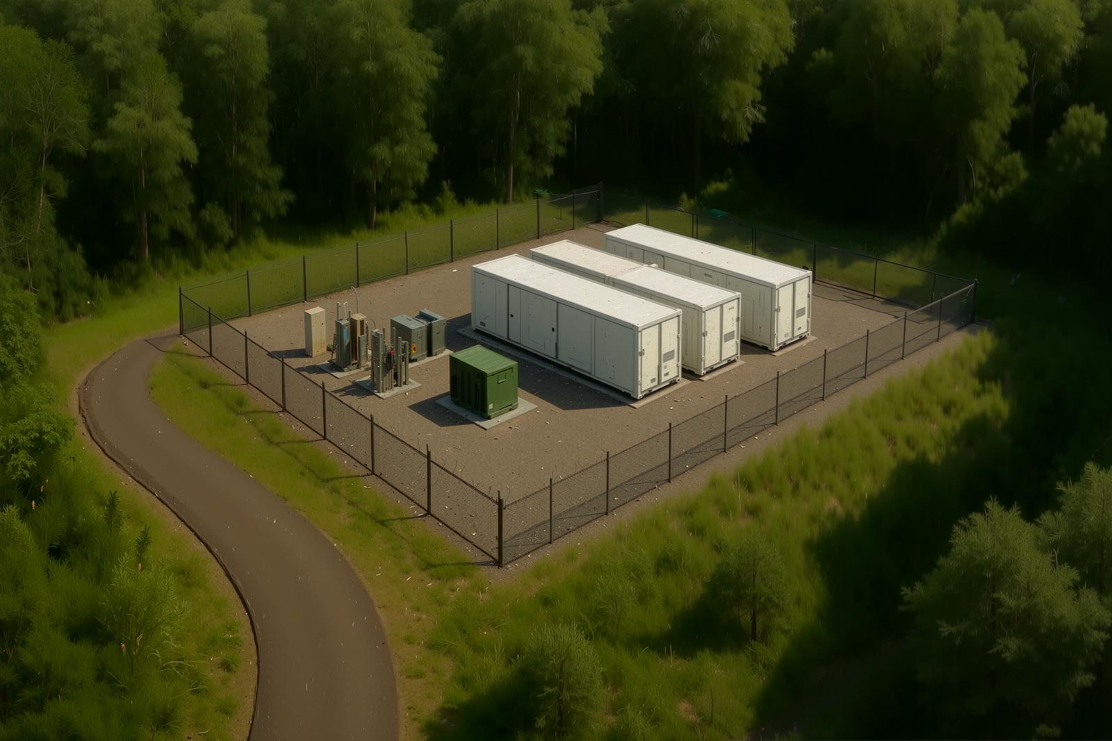 Close-up of lush, dark green leaves, some glossy and wet, against a muted background.