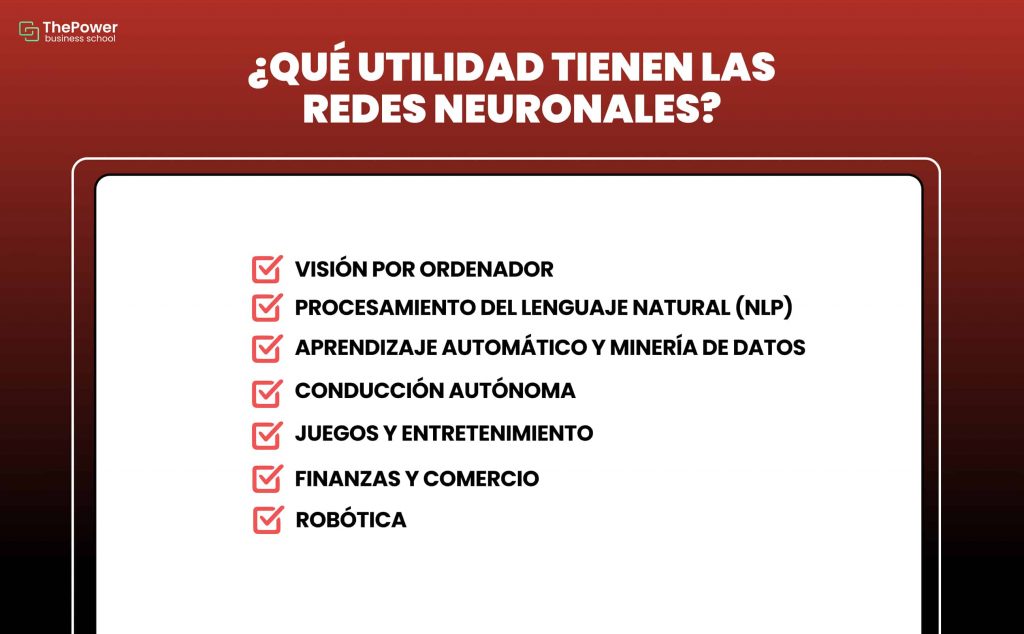 ¿Qué utilidad tienen las redes neuronales?