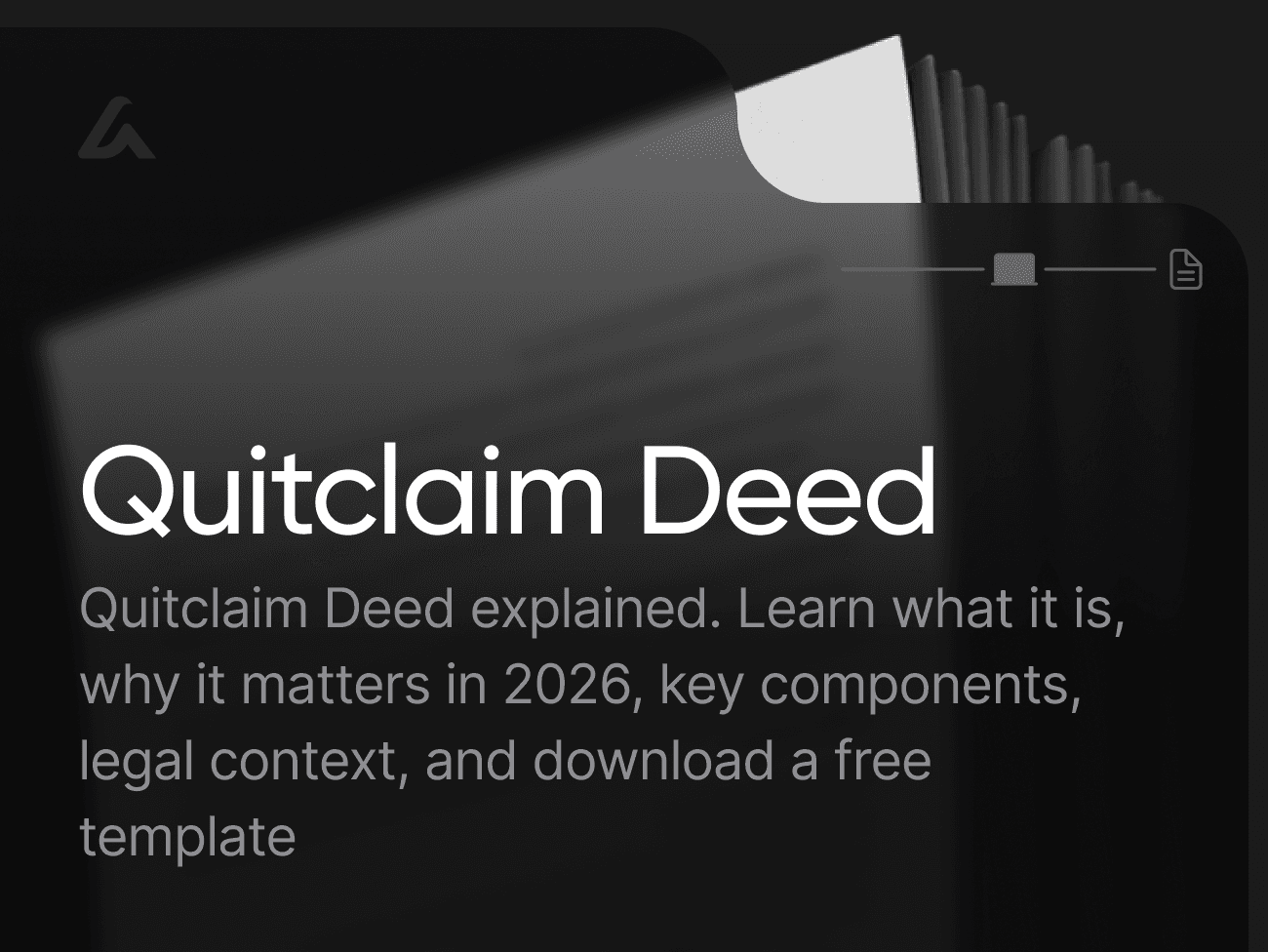 Quitclaim Deed