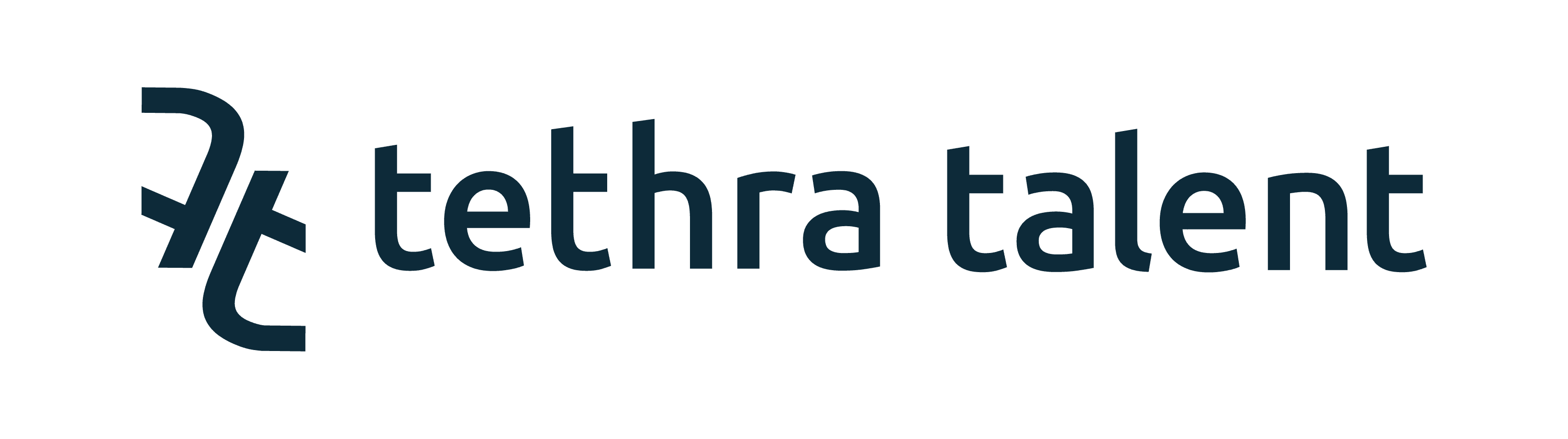 Navy Tethra Talent Logo