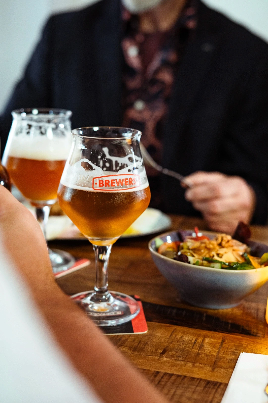 Tapwand bij brouwerij brasser