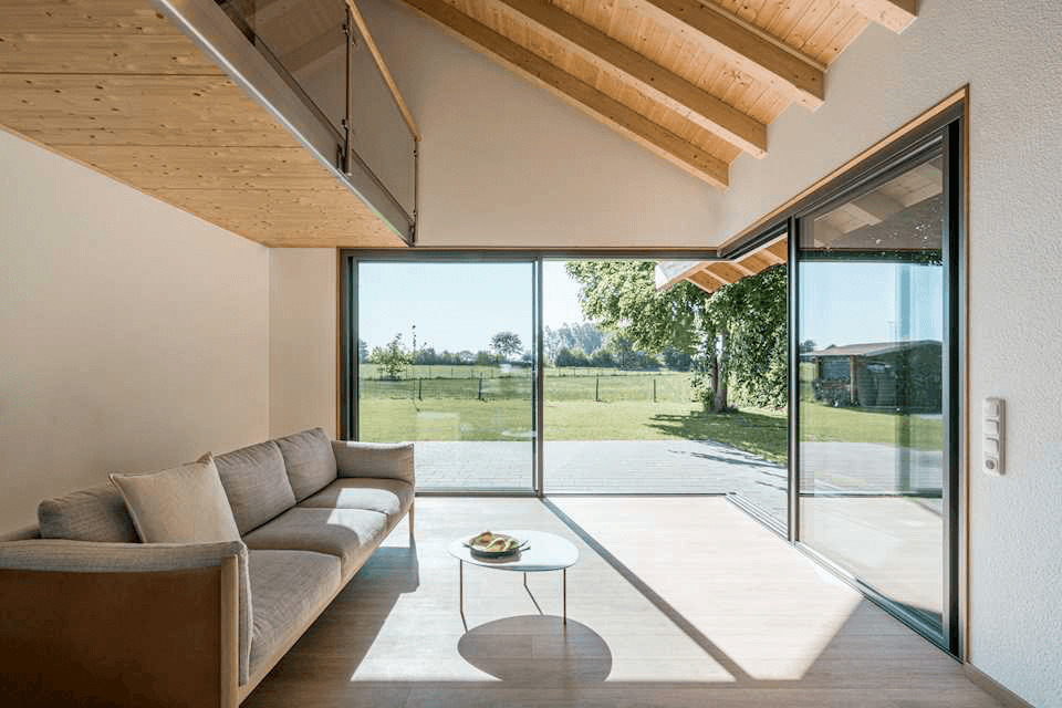 Eck-Schiebeanlage von Schüco