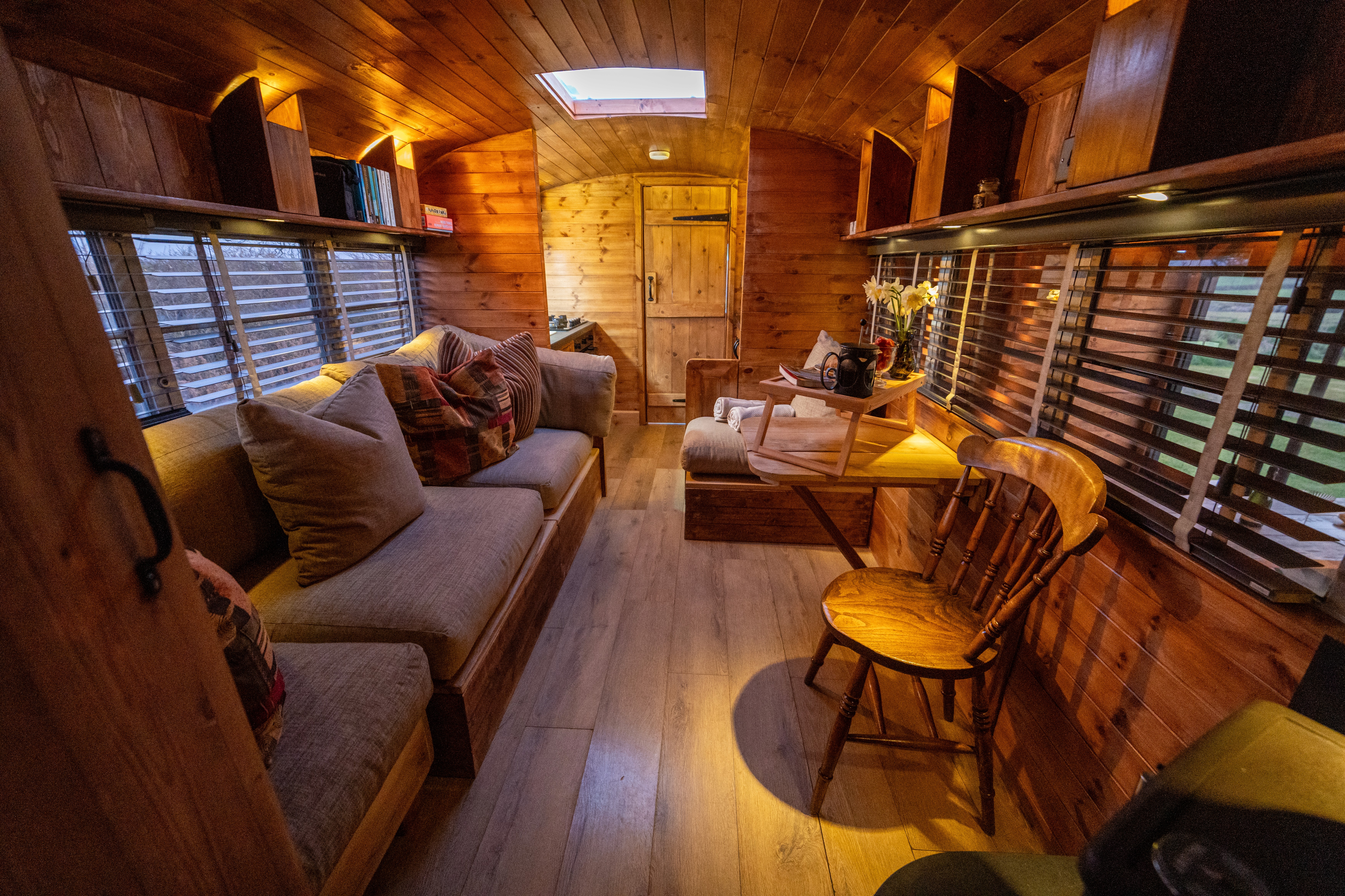 American School Bus Interior