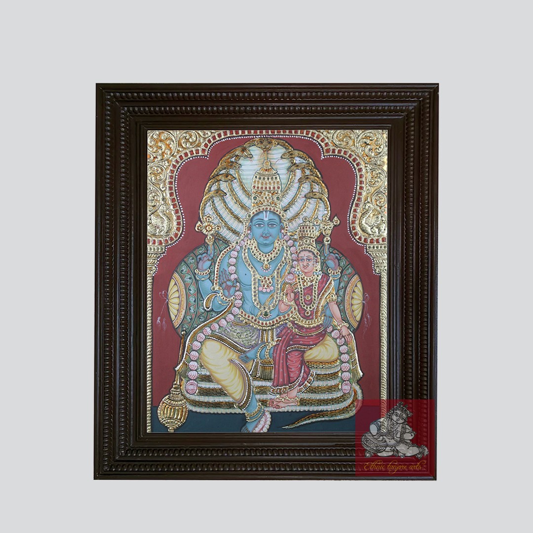 Mahavishnu Tanjore Painting