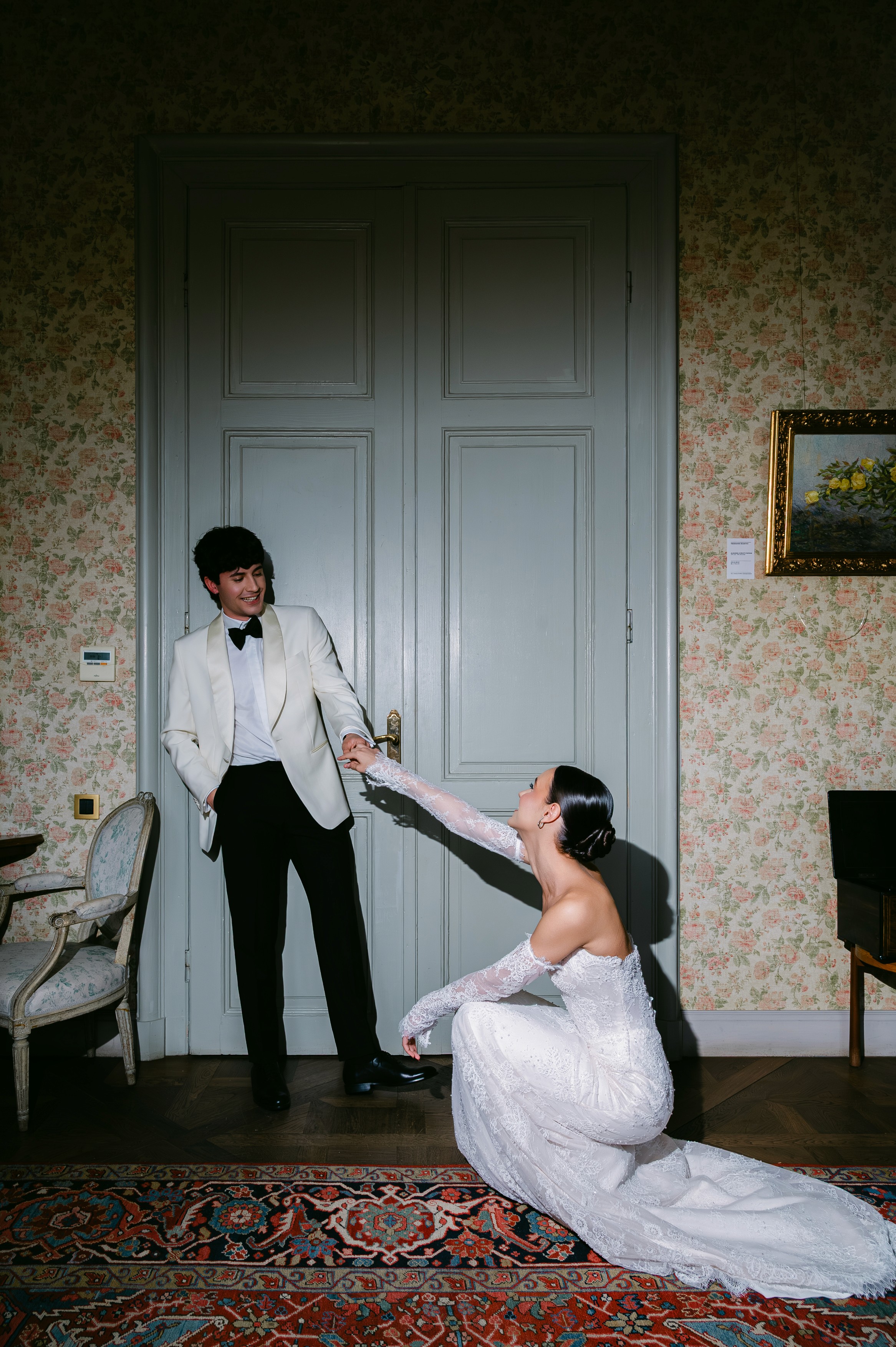 Sedinta foto mire și mireasă într-un cadru elegant la Domeniul Manasia, fotografie de nuntă București