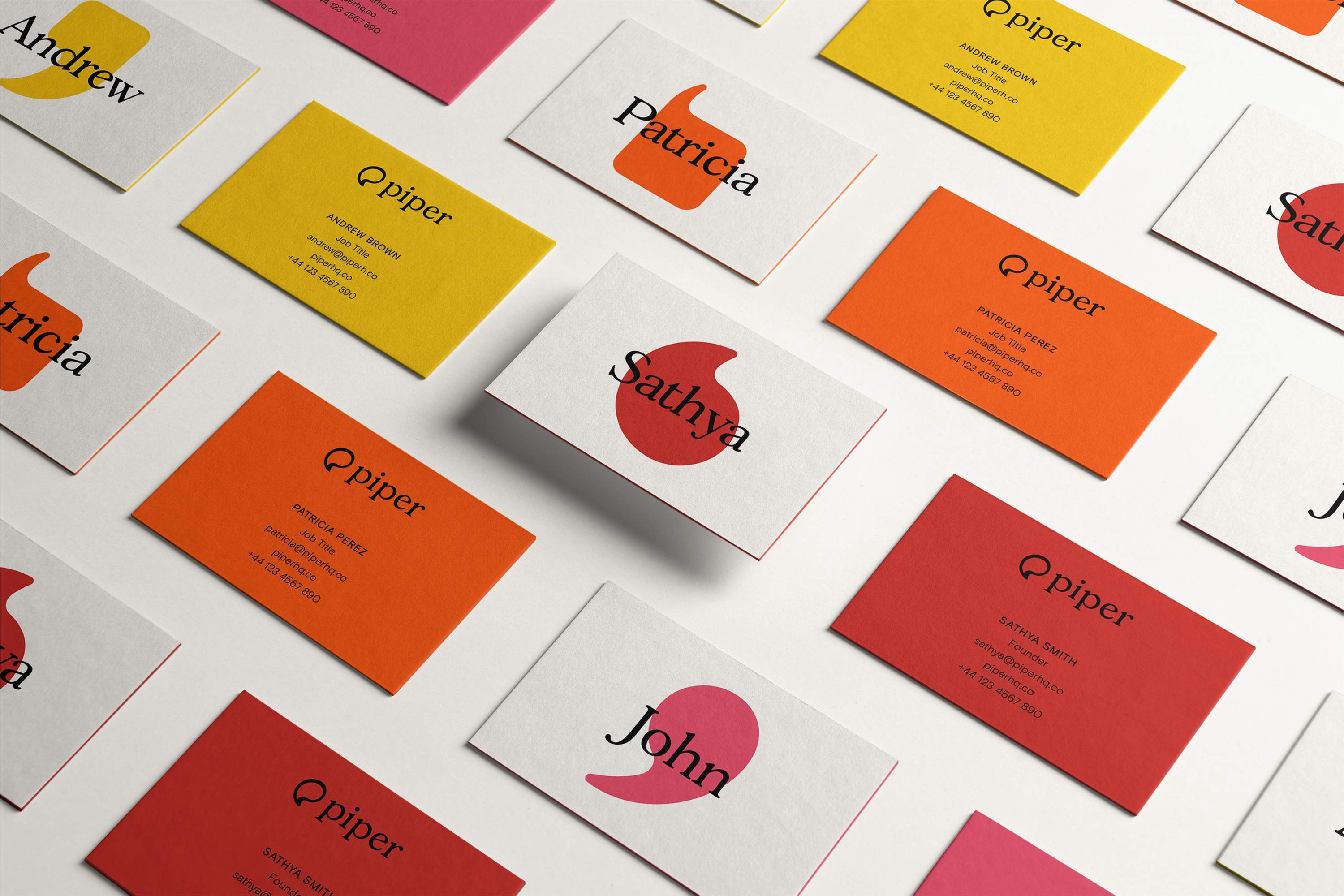 Piper business cards