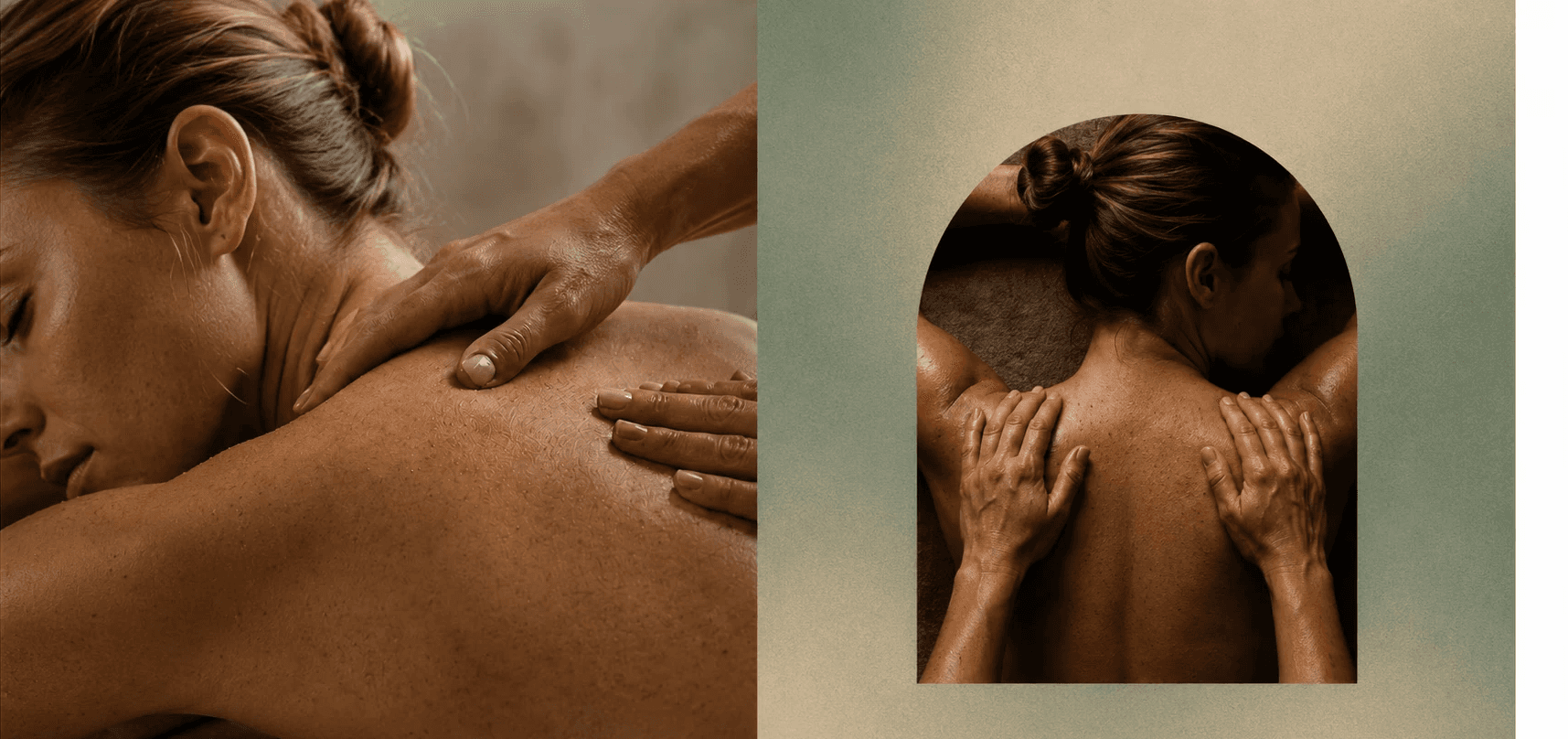 A woman in a spa