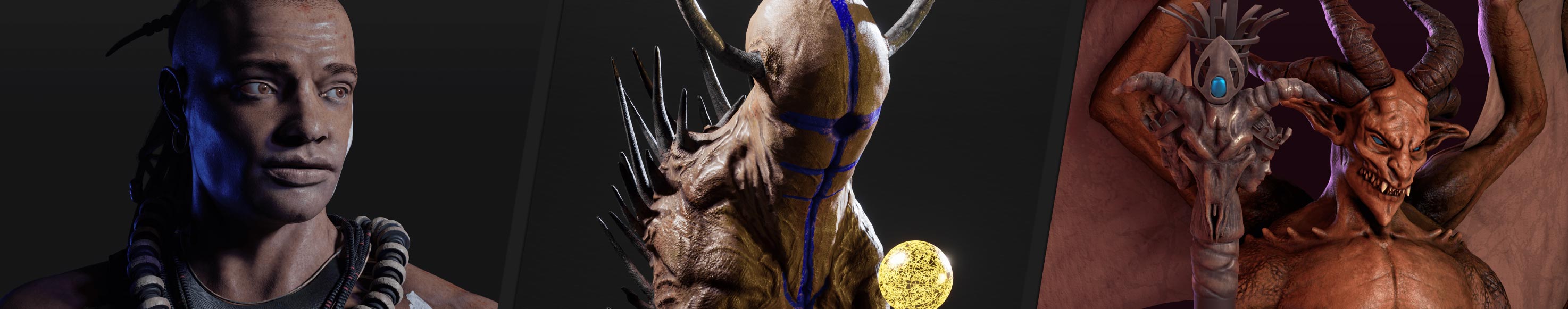 Zbliżenie na model 3D z widocznymi detalami tekstur — brand hero