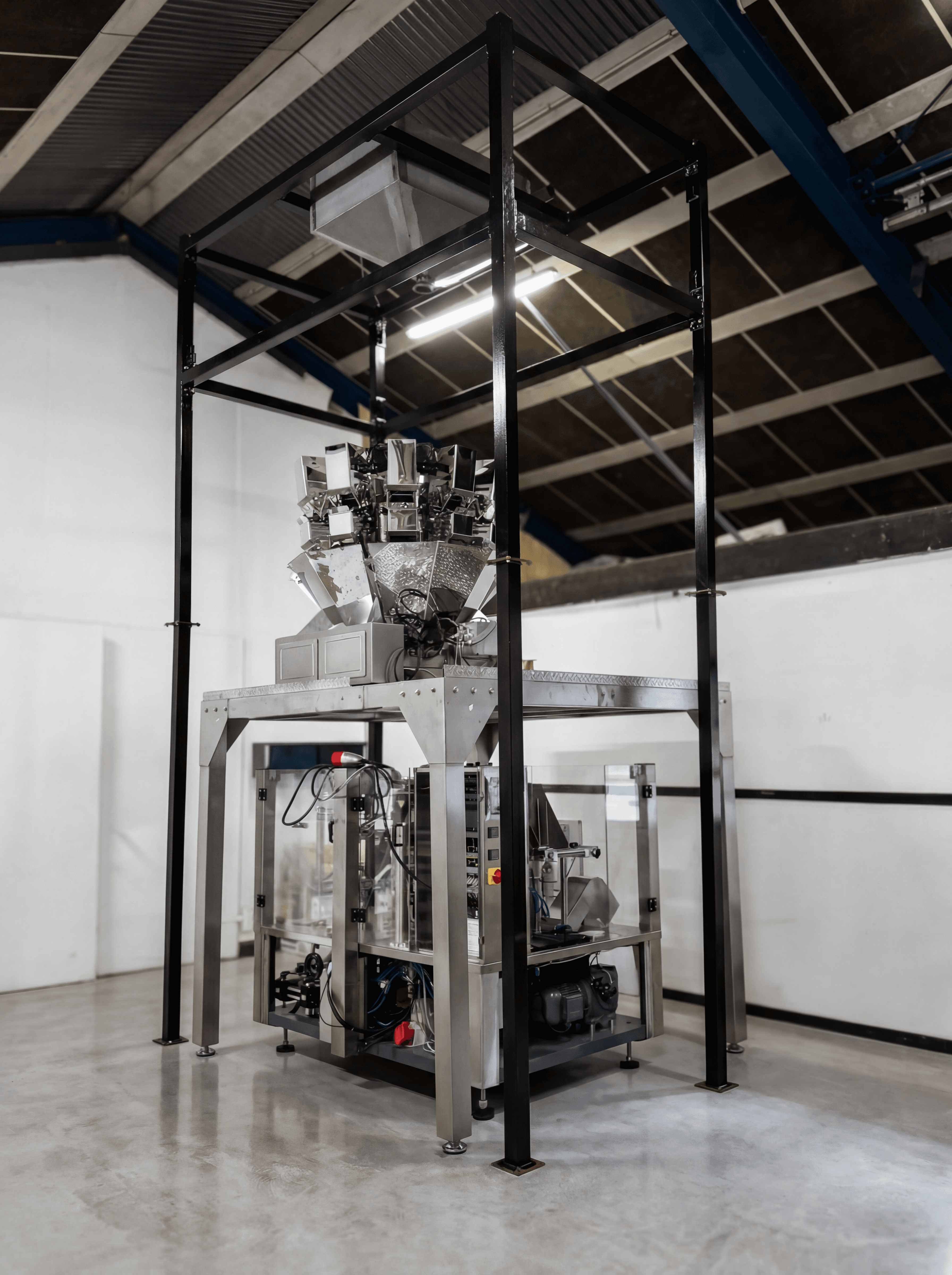 Voltumachine / Steel support structure for packaging line / 2025
