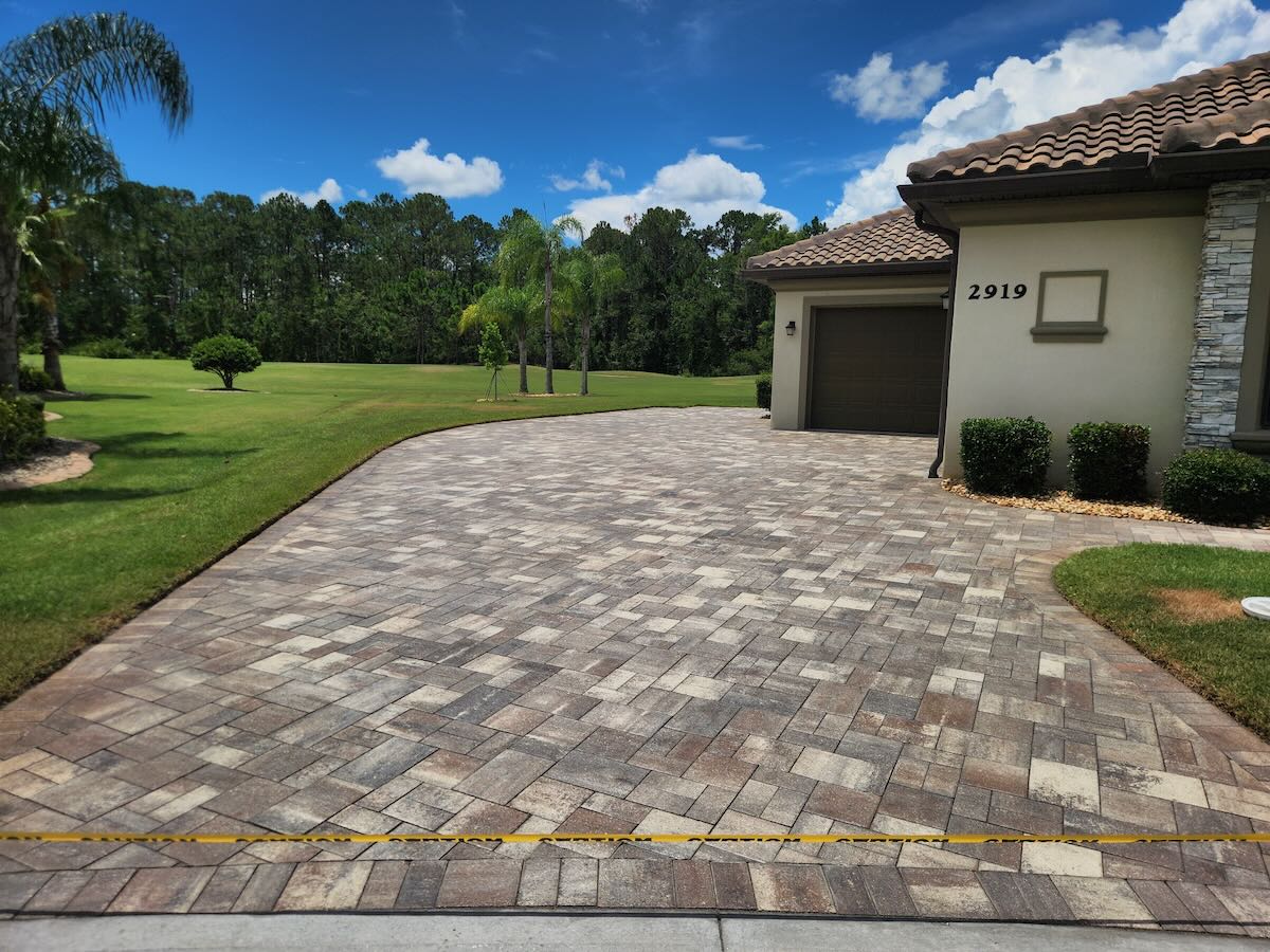 After paver sealing by Castle Clean & Seal in Port Orange FL